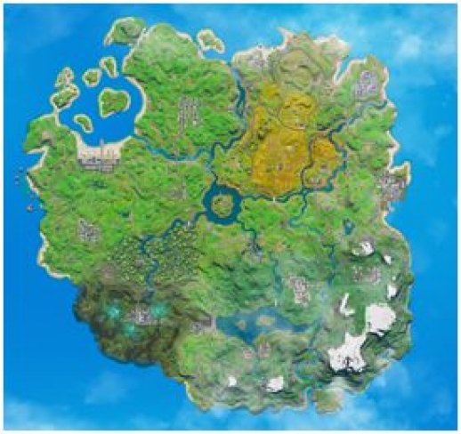 Nová mapa (Fortnite Chapter 2)